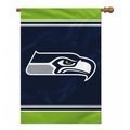 Fremont Die Inc Fremont Die 94614B Seattle Seahawks House Banner 28 x 40 in. 1- Sided 94614B